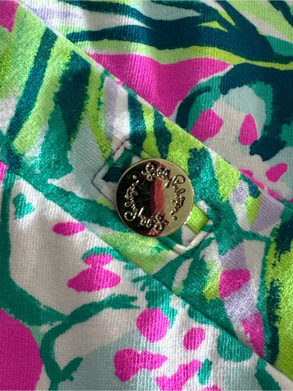 lilly pulitzer skorts Womens size Medium Madison Floral Print pull on Shorts - Picture 7 of 13
